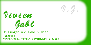 vivien gabl business card